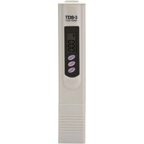 TDS-Tester, multifunktionales digitales Messgerät, professioneller Wasserqualitätstester, Reinheitstester 0-9990 ppm, Bereichsmesser mit LCD-Bildschirm für Leitungswasser und Aquarien (1/5)