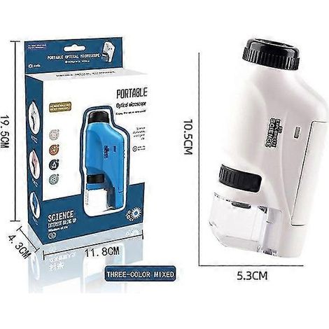 Microscope portable, microscope optique, mini microscope de poche, kit de microscope portatif, microscope LED, microscope, microscope de poche, microscope portatif (1/5)