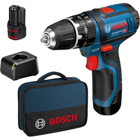 Trapano Bosch-b 2 batterie gsb 10,8-2li in valigia - Salone (1/2)