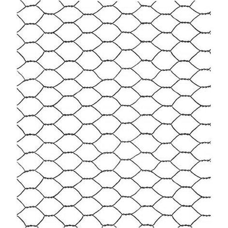 MALLA HEXAGONAL GALVANIZADA, 100 CM x 25 MB, MALLA DE 25 MM, ALAMBRE DE 0,8 MM - 25 MB - SB 2940163 (1/3)
