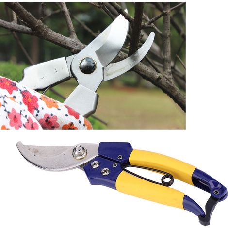 8-Zoll-Gartenschere für Bäume und Blumen, zweifarbiger Griff (1/5)