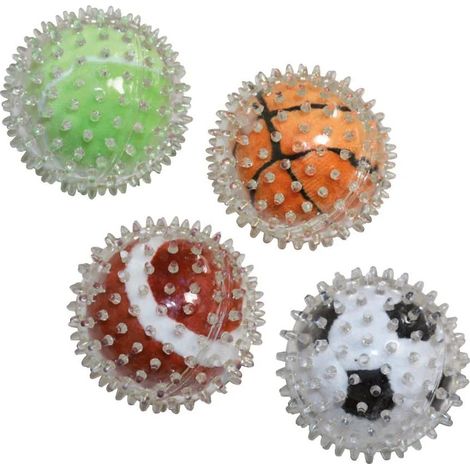 Set 16 Palline TPR Plurisport Assortite 9 cm per Cani