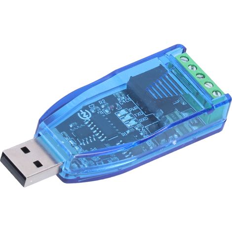 Module USB vers RS485 CH340E industriel isolé, protection TVS et anti-court-circuit, contrôle automatique du courant, communication série robuste. (1/5)