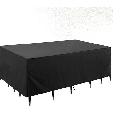 Patio Coffee Table Covers – Waterproof Outdoor Furniture Cover – General Purpose, Heavy Duty 210D Fade-Resistant Outdoor Table and Chair Covers, 210x140x80CM (1/5)