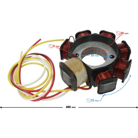 Encendedor para scooter de 4 tiempos, 7 bobinas (1/2)