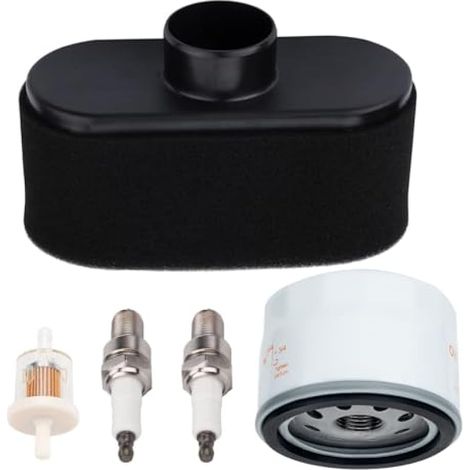 Compatible avec le kit de réglage FR691V pour Kawasaki FR730V FR651V FS481V FS541V FS600V FS651V FS730V 4 temps tondeuse à gazon tracteur 11013-0752 11013-7047 filtre à air 49065-7007 filtre (1/4)