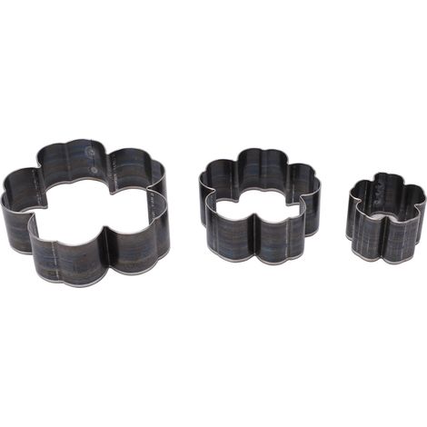Ensemble de 3 emporte-pièces en acier allié, outil de perforation creux de 1,2 po, 2 po et 2,8 po pour articles en cuir faits main (1/5)