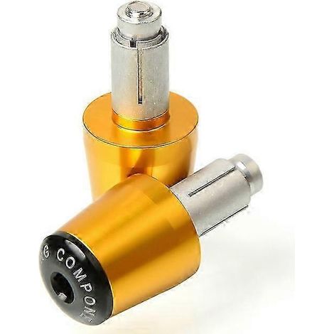Embouts de guidon de moto CNC 7/8 22 mm pour Honda CBR 600 900 1000RR, Kawasaki Z1000 et Suzuki GSR 650 750 (or) (1/5)