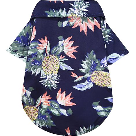 Chemise Hawaïenne pour Chien,Chemises pour Petit Chien Chat,Polo pour Animaux de Compagnie,Chemises pour Chiens D'été T-Shirt,Chemise pour Dog pour Loisirs,Plage,Camping,Vacances ( XL) (1/5)