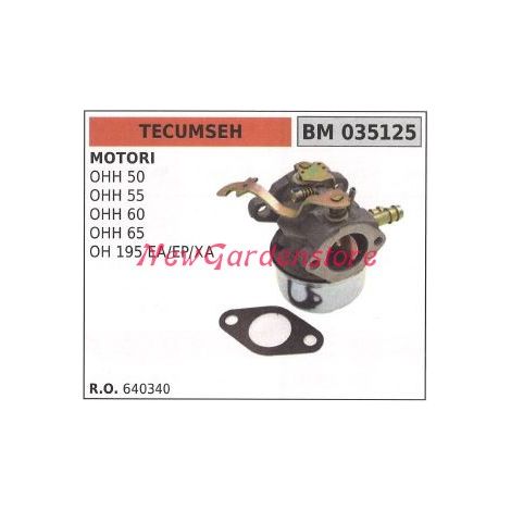 Carburatore a vaschetta TECUMSEH rasaerba tosaerba tagliaerba OHH 50 55 035125