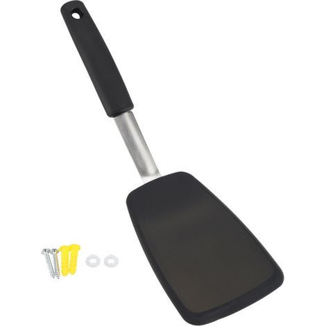 Spatola flessibile in silicone, utensile da cucina resistente al calore e antiaderente, ideale per girare uova, hamburger, pancake, ecc. (1/5)
