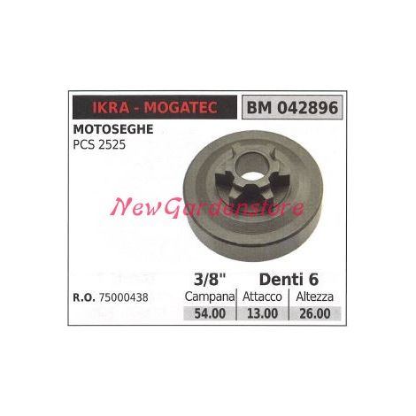 Pignone IKRA motore motosega PCS 4945 5045  .325' denti 7 044174