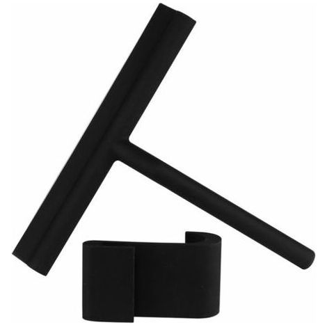 Limpiacristales de silicona negra Mola para baño (1/5)