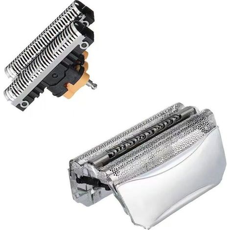 51S Grille et coupe-lame pour Br-aun Série 8000 360 Activateur complet ContourPro 5643 5645 8970 8975 8985 8987 Argent