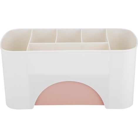 Multifunktionale Schreibtisch-Organizer-Schublade, Schreibwarenhalter, Make-up-Aufbewahrungsbox, Zuhause, Rosa (1/5)
