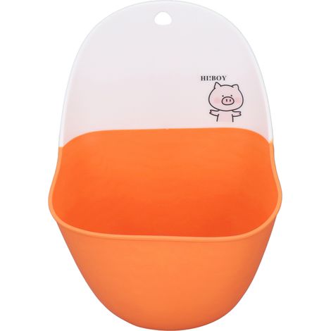 Urinoir suspendu en silicone pour enfants, motif cochon, pour l'apprentissage de la propreté chez les petits garçons. (1/5)