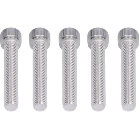 Vis M12x65 tête cylindrique six pans creux, 20 pièces, filetage grossier M12x1.75, inox A2-70, norme DIN 912, boulons haute résistance. (1/5)