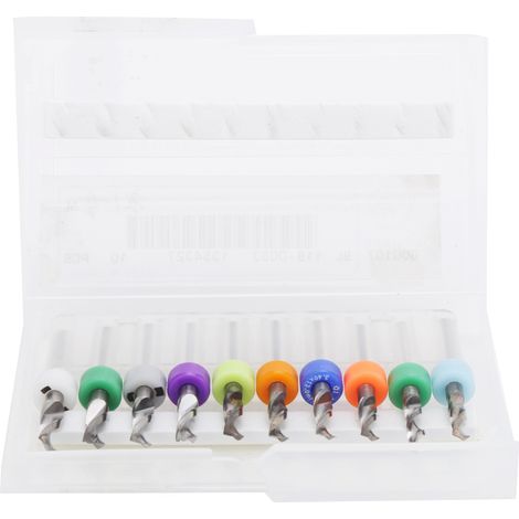 10 pièces Forets Droits en Alliage Dur 3.1-4mm pour Circuits Imprimés (1/5)