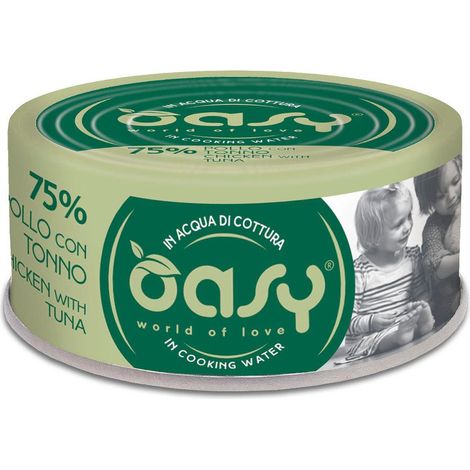 Oasy  More Love  Adulto - Lata de 70 g - Pollo con atún 70 g