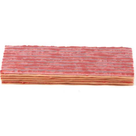 50 mèches de réparation pneu tubeless, bandes de colmatage pour crevaison auto moto, 200x3mm, marron, kit de scellement sans chambre à air (1/5)