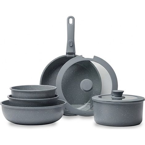 BATERIA COCINA GREY 8 PZAS.