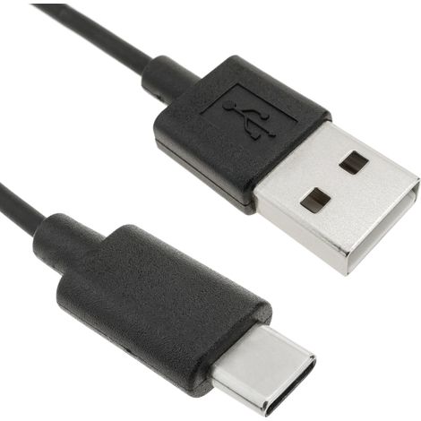 BeMatik - Câble USB 2.0 type C mâle vers USB Un mâle 2m (1/5)