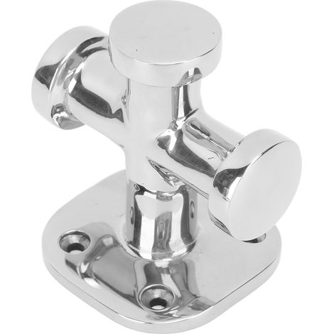 63 mm große, hochglanzpolierte Bootsklampe aus Edelstahl 316, einfache Kreuzklampe für Yachten, Fischerboote und Schiffe, robuste Schiffsausrüstung (1/5)
