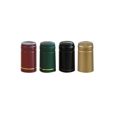 CAPSULA TERMORETRAIBILE PER BOTTIGLIE VINO BORDOLESI PZ.100- - bordeaux - 1 busta