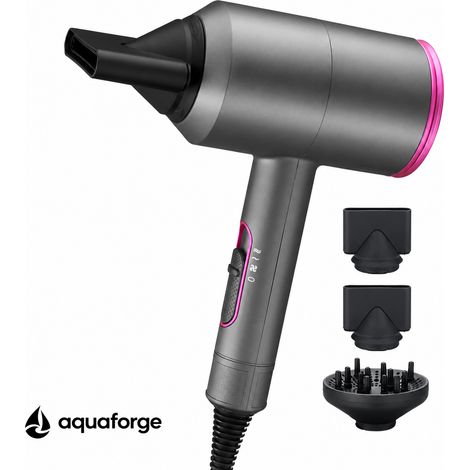Sèche cheveux professionnel 1800 W séchage rapide avec diffuseur (1/5)