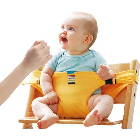 Ceinture De Sécurité Pour Chaise Haute - Réglable Et Pliable Pour Bébé Et Tout-Petit - Convient À Toutes Les Chaises - 1 Pièce (1/5)