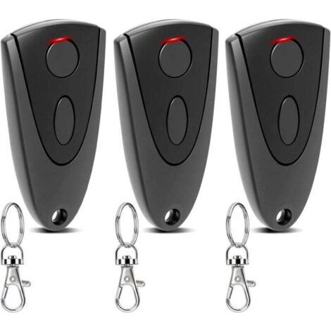 BARKBUSTERS Lot de 3 émetteurs portatifs pour porte de garage Novoferm - 433,92 MHz - Télécommande 2 canaux - Pour novotron 502/504/512/514 (1/4)