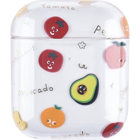 Étui pour AirPods « Fraise Avocat Pêche Tomate Poire » - Étui pour AirPods - Étui de protection pour AirPods 1/2 (1/3)