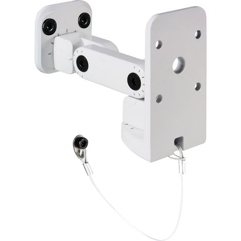 Support Mural Universel pour Enceinte jusqu'à 10kg blanc (1/4)