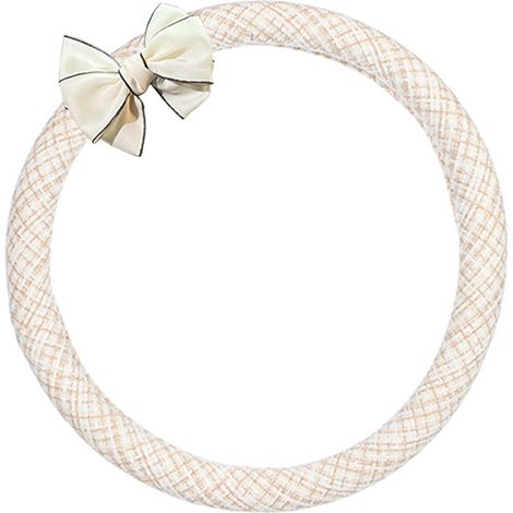 Housse de volant en polyester avec fonction massage - douceur et chaleur - taille universelle 38 cm - convient aux SUV et camions - antidérapante - inodore - 38 cm