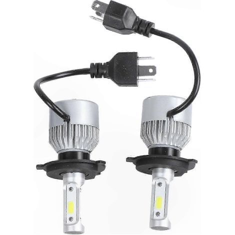 H4 LED-Scheinwerferlampen, 72 W, 8000 lm, automatisches Fern-/Abblendlicht, 6000 K Weiß Umrüstsatz (1/5)