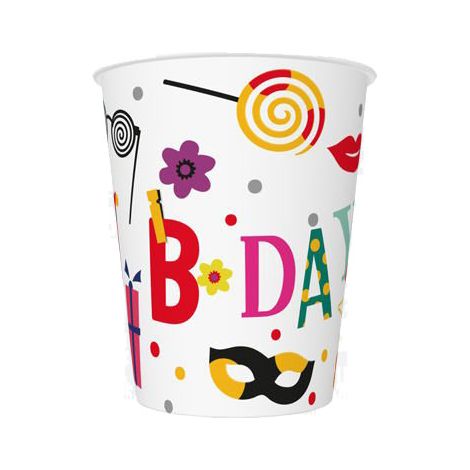 Ensemble d'assiettes, de tasses et de serviettes, anniversaire (1/5)