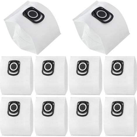 Lot de 10 Sacs d'Aspirateur pour Rowenta Silence Force Hygiène+ ZR200520 ZR200720 ZR200920, Sac Aspirateur pour Rowenta Compact Power, Power XXL, X-Trem Power (RO64xx RO63xx RO68xx RO39xx) (1/5)