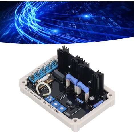Régulateur d'excitation AVR EA04C, régulateur de tension pour générateur, stabilisateur de tension automatique multifonctionnel 90-270 V CA (1/5)