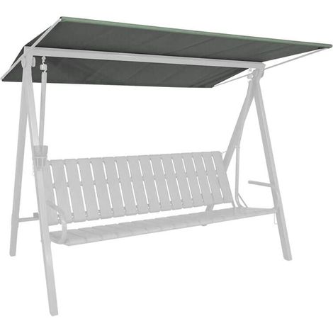 Auvent pour balancelle 210 x 145 x 1 cm Vert