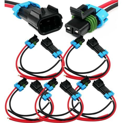 Lot de 5 connecteurs multifonctions Metri-Pack à 2 broches, 30 A, série 280 (1/5)