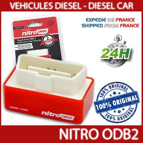 Module de performance - NITRO - NitroOBD2 - Plug & Drive - Augmentation de performance - Universel (1/3)
