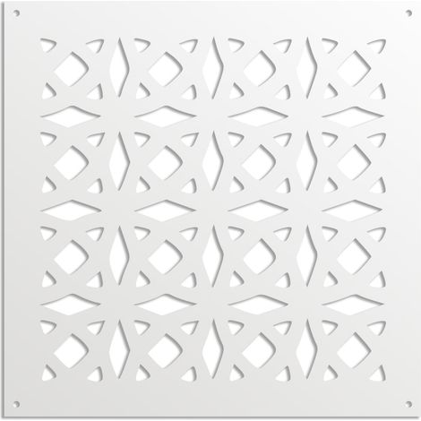 PLENITUDE - Pannello in PVC traforato - Parasole - Colore: bianco - Misura: 48x48 cm (1/3)