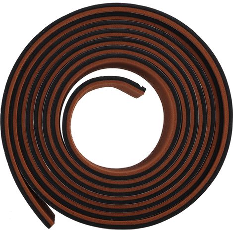 Tapis de sol marin, en mousse EVA antidérapante, tapis décoratif aspect teck style yacht, marron, rouleau unique (1/5)