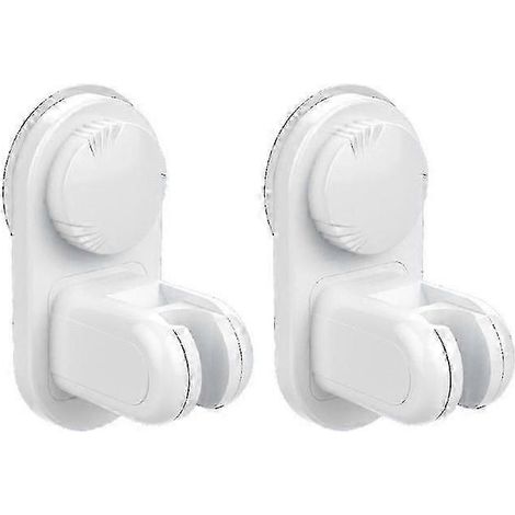 supports muraux de douche, support de douche à ventouse réglable pour salle de bain, base de douche à 5 angles (1/4)