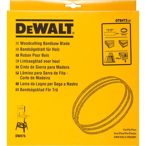DEWALT Bandsägeblatt 2215x10x0,4 mm 4,2 mm DT8472-QZ