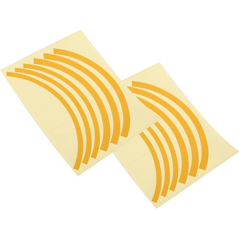 2PCS Housse de Pneu Réfléchissante Sécurité pour Xiaomi M365/Pro, Couleur Jaune (1/5)