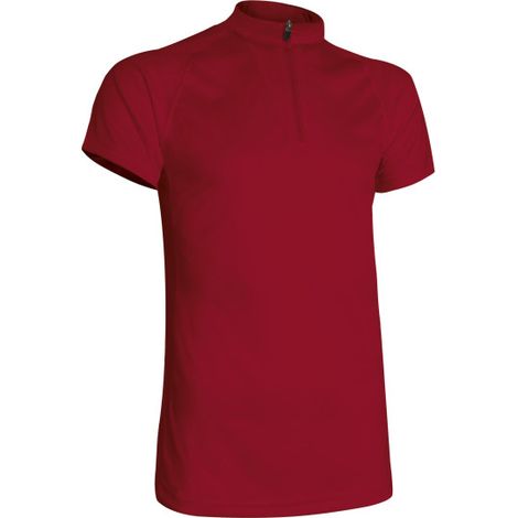 Camiseta técnica de manga corta, para trail running, tejido transpirable Bird-Eye VALENTO NEPAL XL Rojo loto