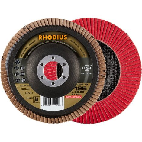 Disque à lamelle Rhodius LGK FK 10 pièces (1/2)