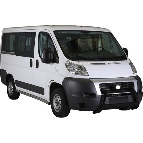 Pare-buffle Avant pour Fiat Ducato 2006-2013 63 mm en Acier Noir