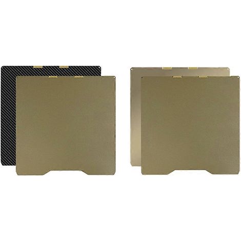 Für Creality K2 Magnetfederstahlblech Abnehmbares Heizbett Doppelseitiges PEI 3D-Drucker-Upgrade 270x293mm (1/5)